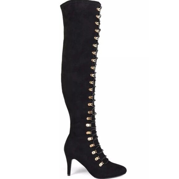 Journee Collection Women's Wide Calf Trill Boot - Picture 3 of 5